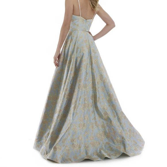 Morell Maxie Brocade Sweetheart A Line Dress - Picture 2 of 8